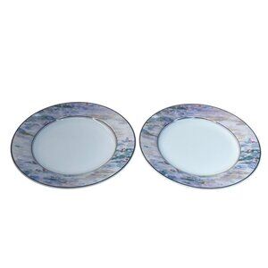 2 Mikasa Maxima CAK01 Monet Salad Plates 8"